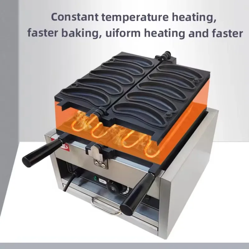 Fashion Design Electric Long Waffle Maker Banana Shape Stick Commercial Waffle Maker Penis Waffle Maker Steel Item