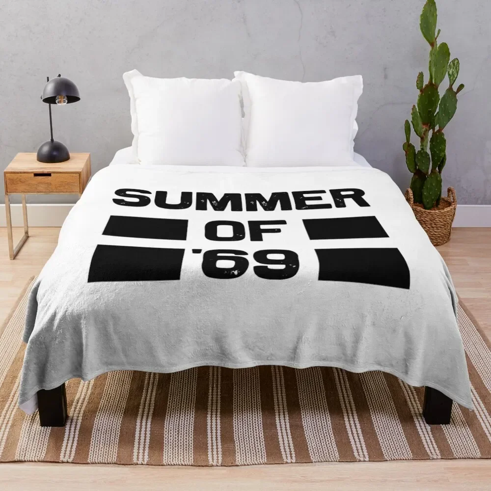 

Summer of &x27;69 Throw Blanket Retros Thin Blankets