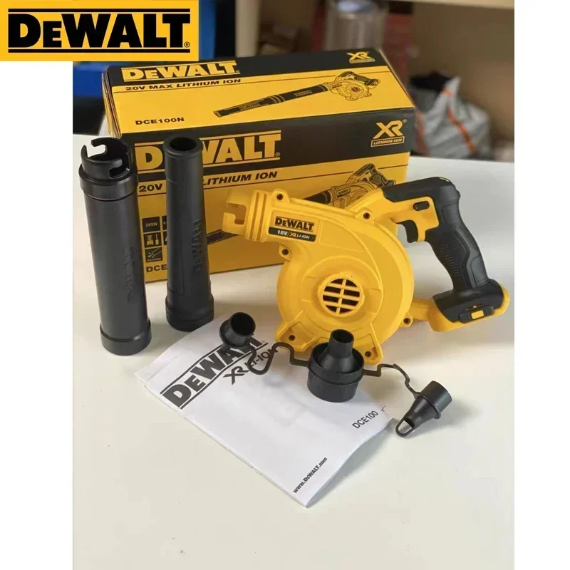 Imagem -02 - Compact Jobsite Blower Aspirador de pó Folha de Jardim Ferramentas Elétricas Recarregáveis sem Fio Air Blower Dce100n Dewalt-dce100