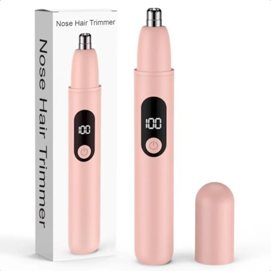 

Nose Hair Trimmer Rechargeable Cordl Painl Ear and Eyebrow Trimming ToolDual Edge Easy Cleansing for Man Woman ee