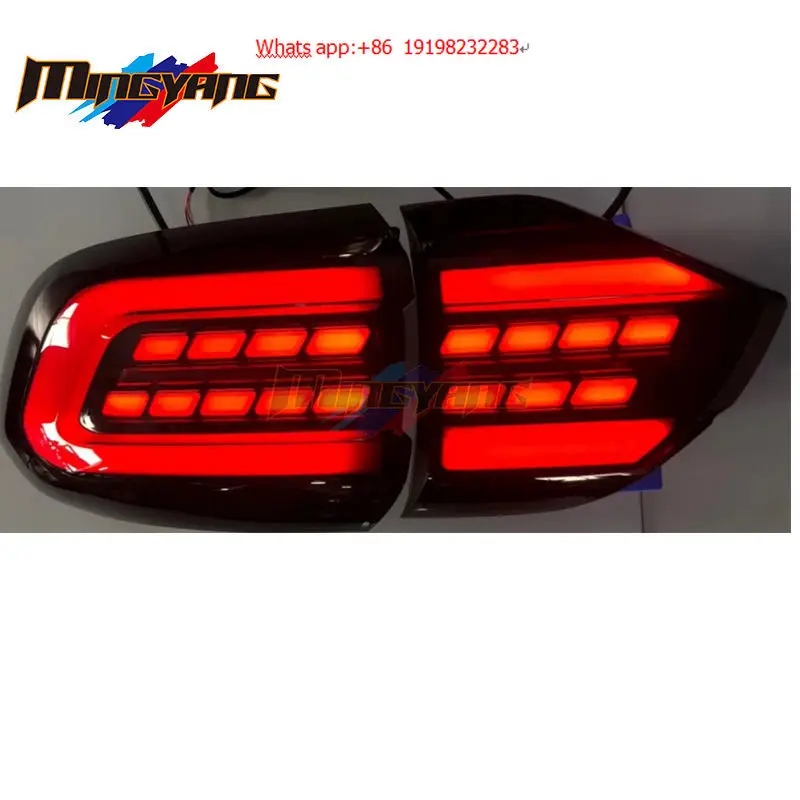 Авто светодиодный дымовой задний фонарь, автомобильная лампа для Ford Everest Endeavour 2015-2021, задние фонари