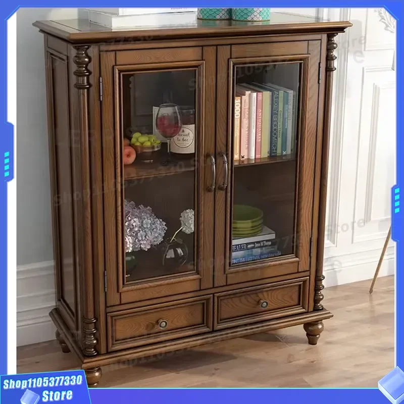 Freestanding Wooden Wine Rack Cabinet Storage Organizer for Home Bar Kitchen Display Shelf Solid Wood Bottle Holder Stand