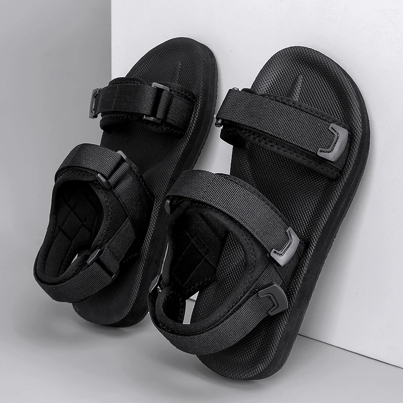 Men Sandals Outdoor Wadable Arch Support Yoga Shoes Gladiator Open Toe Summer Beach Slippers Flat Man Big Plus Size 39-50 Shoe