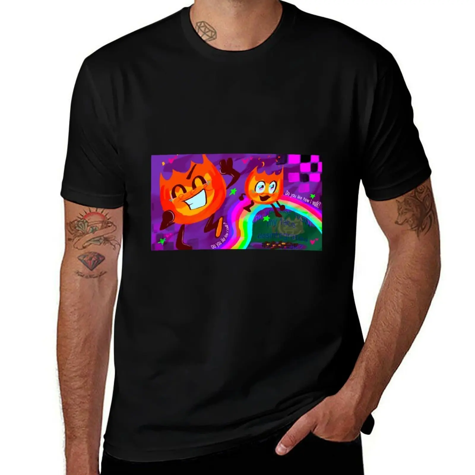 Firey DO YOU LIKE HOW I WALK T-Shirt Big Size Daily Wear T-Shirt