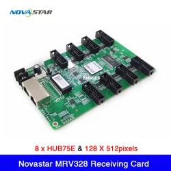 Novastar-LEDディスプレイ制御システムカード,同期,受信カード,mrv328,MRV208-1,dh7508,DH7508-S, 128x512ピクセル,8*ハブ75