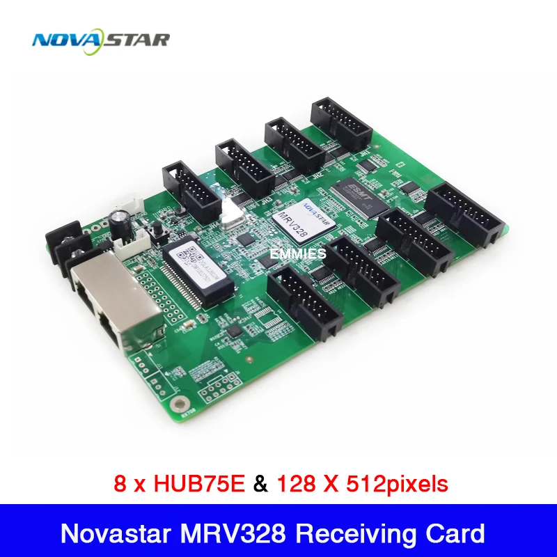 Novastar Led Receiving Card MRV328 / MRV208-1 / DH7508 / DH7508-S Display Control System Card Synchronous 128*512 Pixels 8*HUB75