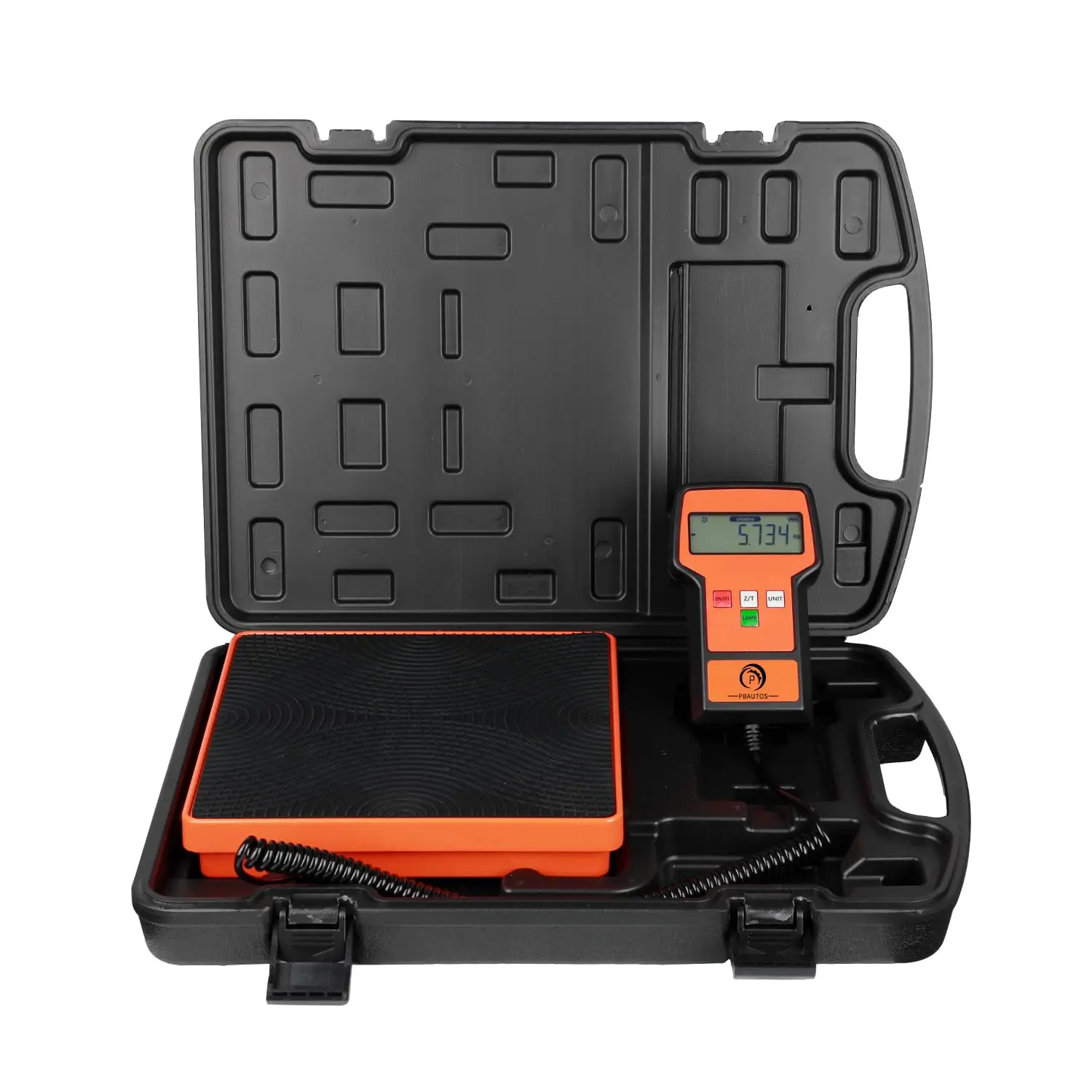 

110LBS Electronic Digital Refrigerant Charging Weight Scale with Portable Case, High Precision for HVAC Recovery Tanks