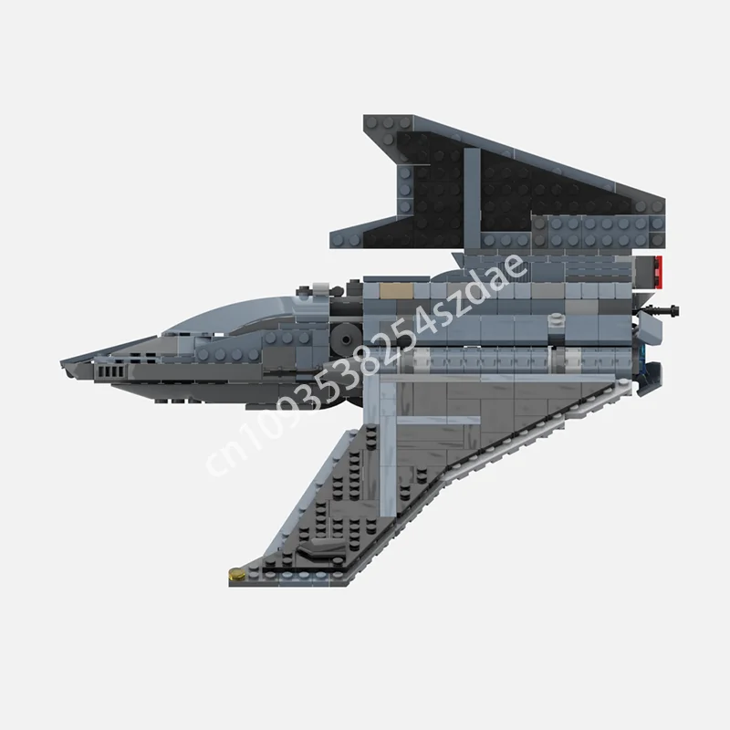 

839 шт. MOC Marauder The Bad Batch Shuttle Star Battle, строительные блоки, рождественская игрушка, подарок, сборка коллекционера, конструкция для детей