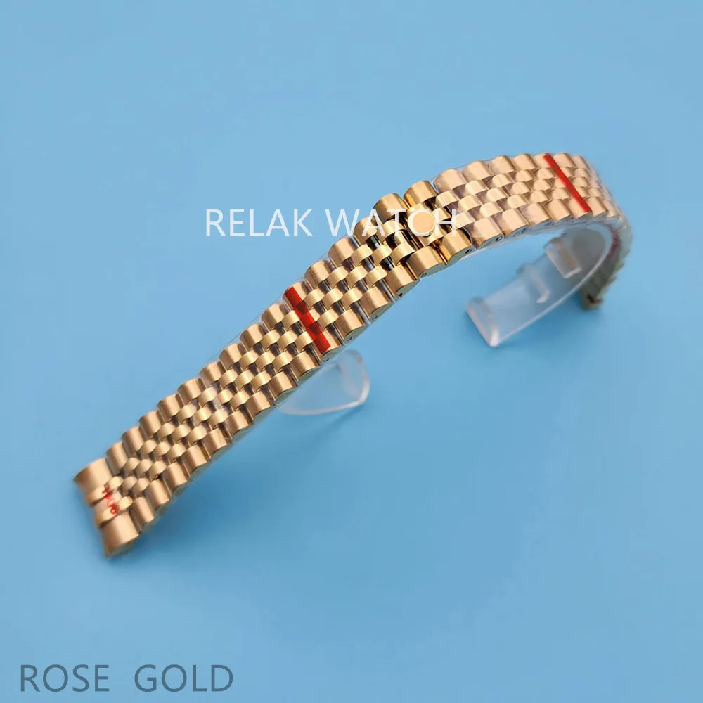 20mm Stainless Steel Five Baht Presidential Band Suitable for Perpetual 36mm 39mm 40mm Case