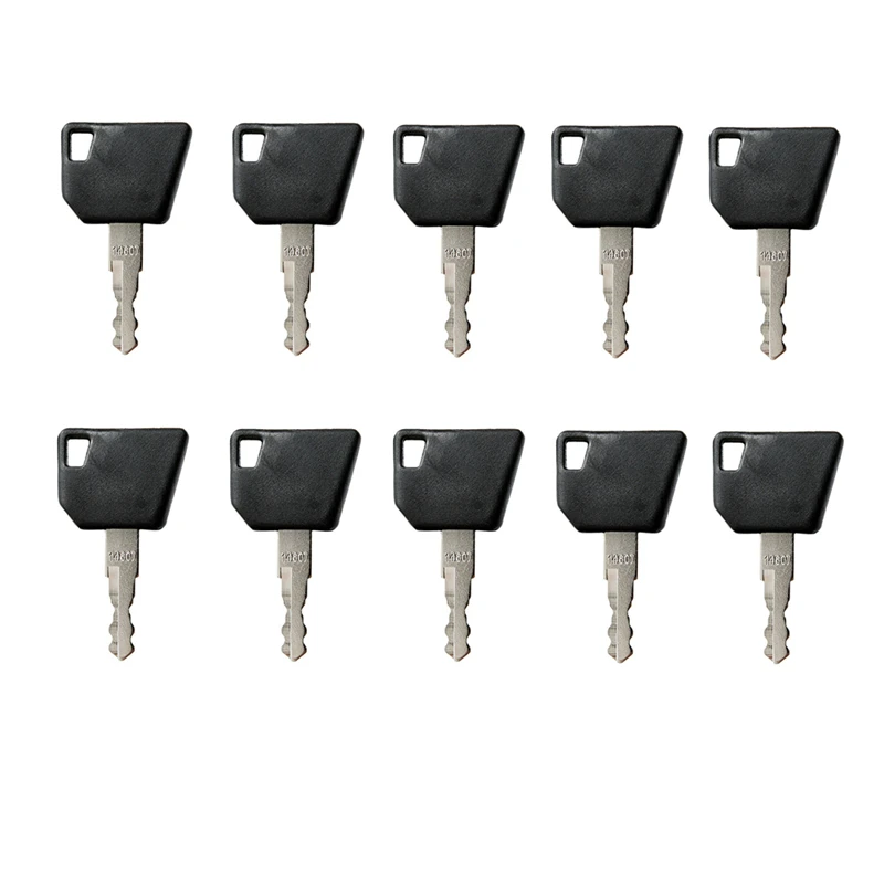 10 Pcs 14607 Ignition Key For JCB Volvo Case Mini Excavator Loader  701 45501 14707 3CX 