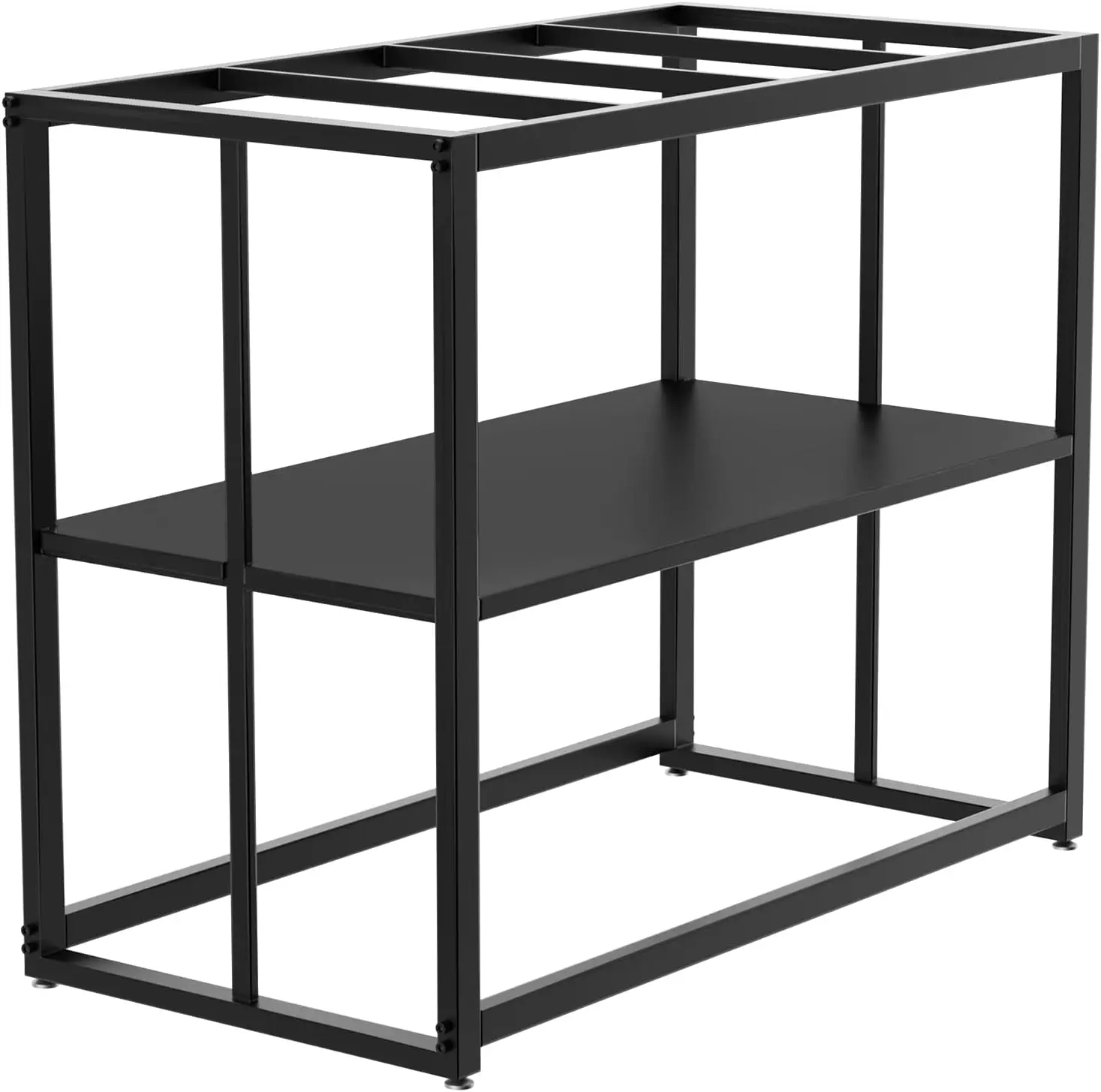 

Металлическая подставка для аквариума на 150 литров, прочная стальная рама, устойчивая к ржавчине, простая сборка, современный черный дизайн