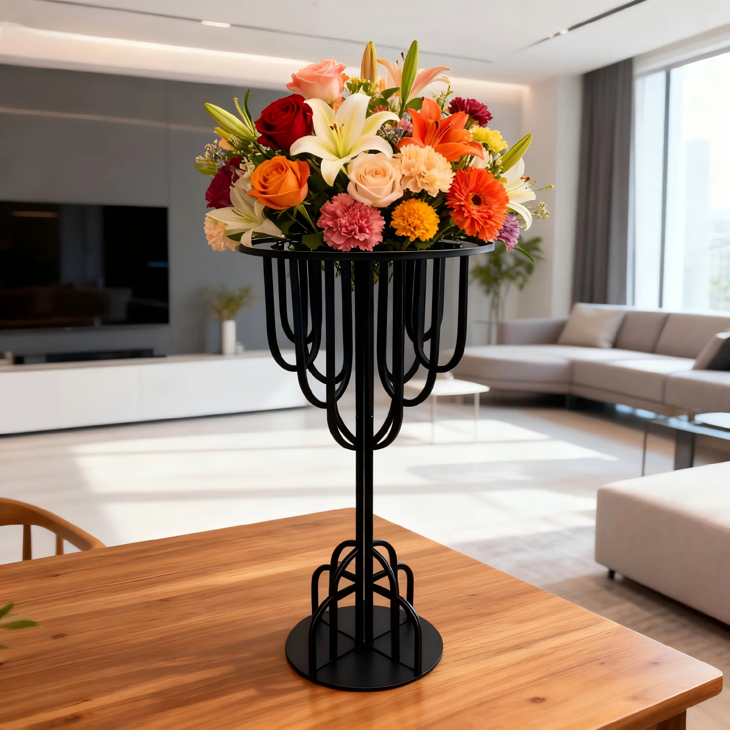 

6/10 шт. металлическая подставка для цветочной композиции с геометрическим рисунком, многослойный держатель для центральной части для украшения дома, свадьбы, вечеринки