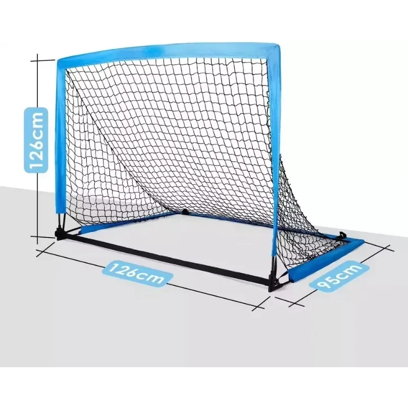 Professional latest portable children training foldable football nets mini pop up soccer goal