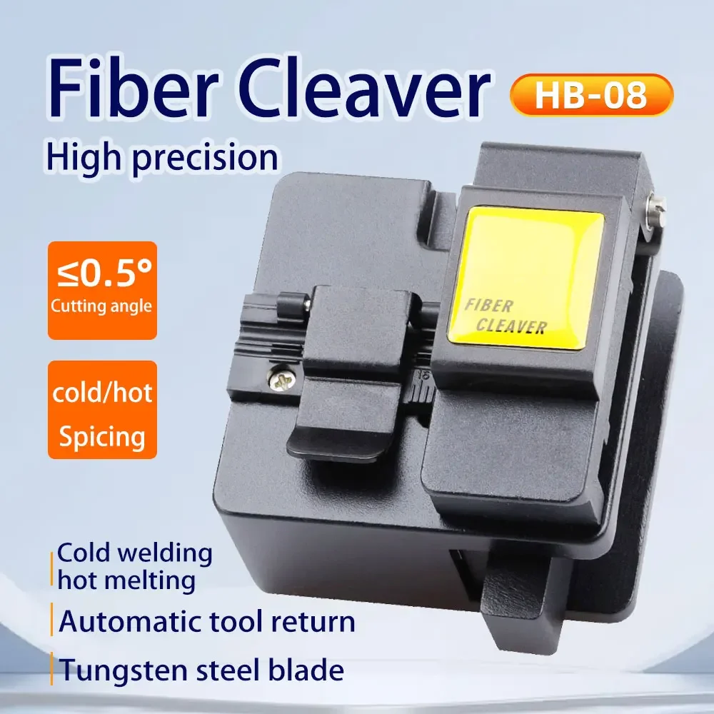

SAIVXIAN HB-08 Fiber Cutting Knife Hot Melt Cold Splicing High Precision Fiber Fusion Splicing Machine Tool Set Fully Automatic