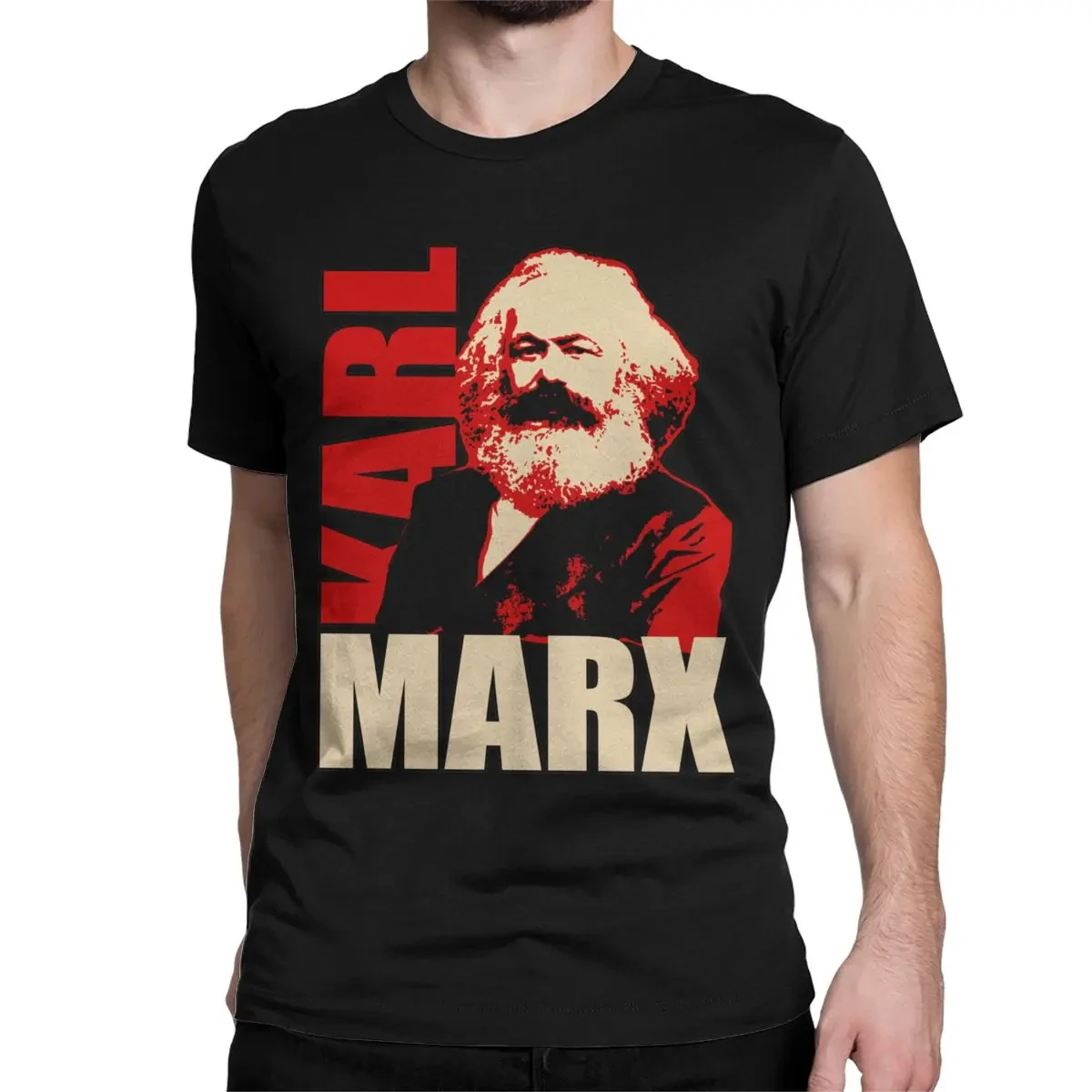 Karl Marx Socialist T-Shirt for Men Women Communism Leisure 100% Cotton Tees O Neck Short Sleeve T Shirts Printed Clothes