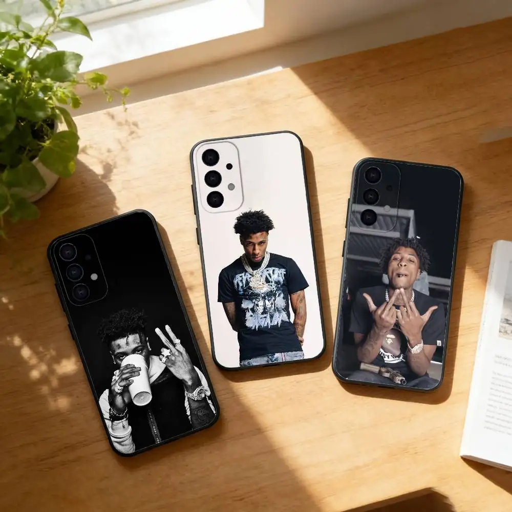 

Rapper YoungBoy Never Broke Again Phone Case For Samsung S25,S24,S21,S22,S23,S30,Ultra,S20,Plus,Fe,Lite Black Shell