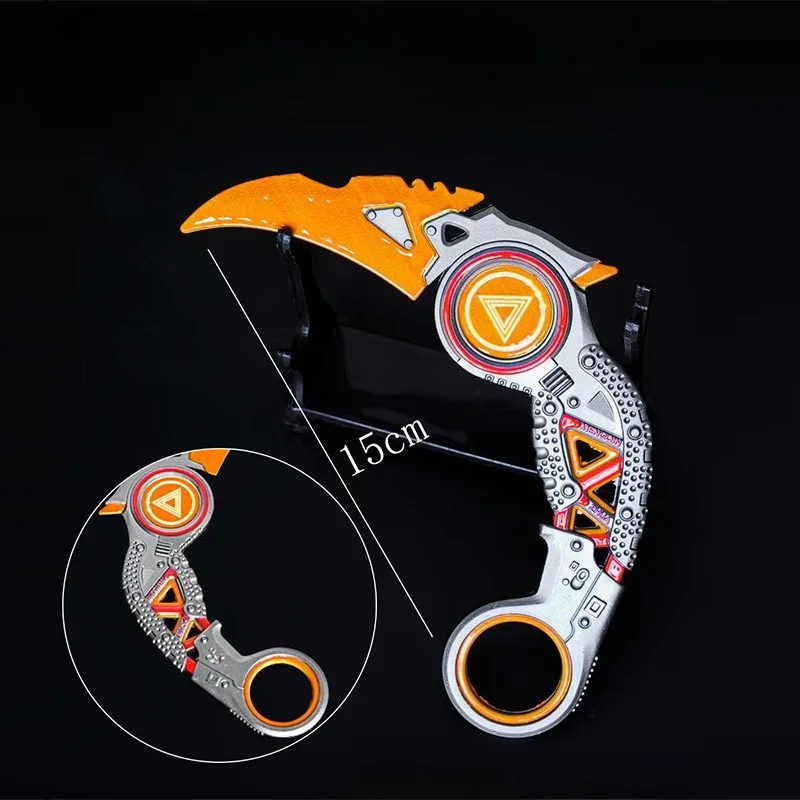 15 CM APEX Legend Heirloom Game Randapparatuur Klauw Mes Volledig Metalen Ambachtelijke Wapen Model Collectible Bureau Ornamenten Jongen Speelgoed geschenken