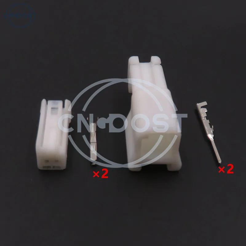 1 Set 2 Hole 6098-5071 6098-5070 Car Wiring Socket AC Assembly Automotive Atmosphere Light Plug Car Connector For Honda Toyota