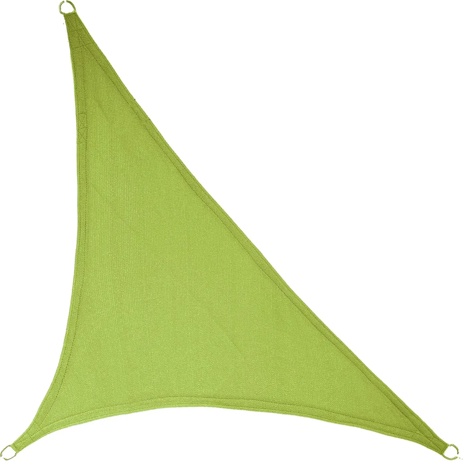 

16'5" x 16'5" x 22'11" Right Triangle Sun Shade Sail Canopy (Lime Green) - UV Block for and Outdoor