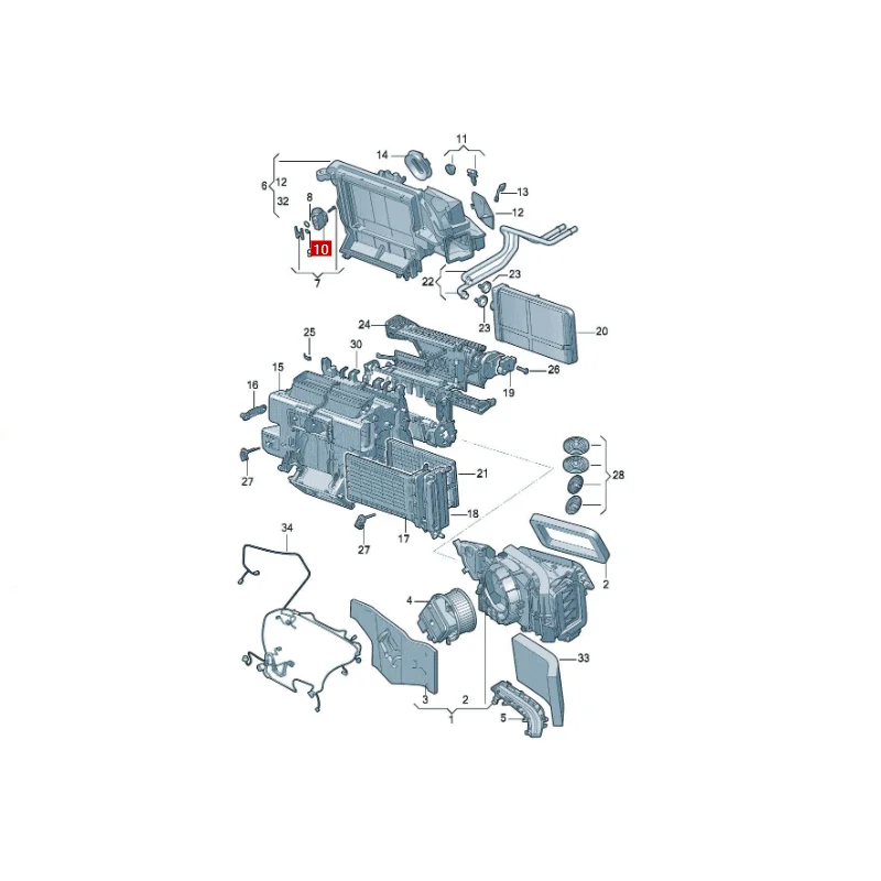 Q7 A4L Q7 New Energy Q5L Q8 Q5L Sportback  e-tron Polo  RS Q8  SQ7 expansion valve; Used for refrigeration 4M0820679A