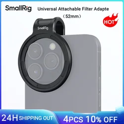 SmallRig Filter Clip for iPhone 14/13/12 Series 52/67mm Magnetic Clamp Cellphone Filter Ring Adapter for Samsung for Huawei 3845