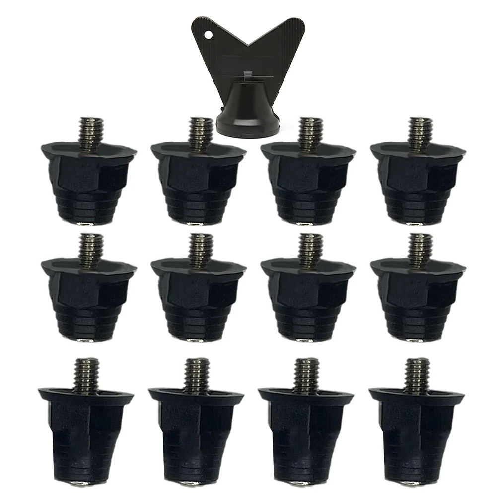 

Boot Black Football Boot Studs Wear-resistant Material 13mm And 16mm Sizes Damage Replacement For Football Shoes