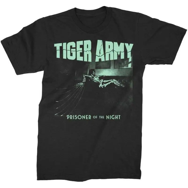 Tiger Army band Music Black T Shirt Cotton RD303