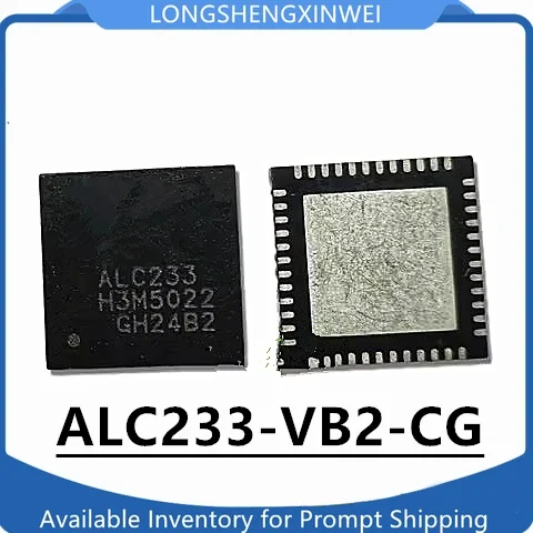 1PCS New ALC233-VB2-CG ALC233 QFN-48 Sound Card Chip IC Original in Stock