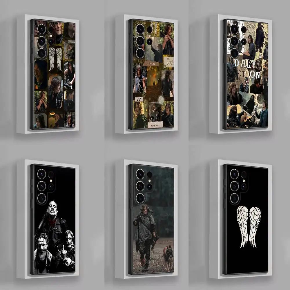 

T-TWD D-Daryl Dixon Phone Case For Samsung S25,S24,S21,S22,S23,S30,Ultra,S20,Plus,Fe,Lite,5G Black Cover