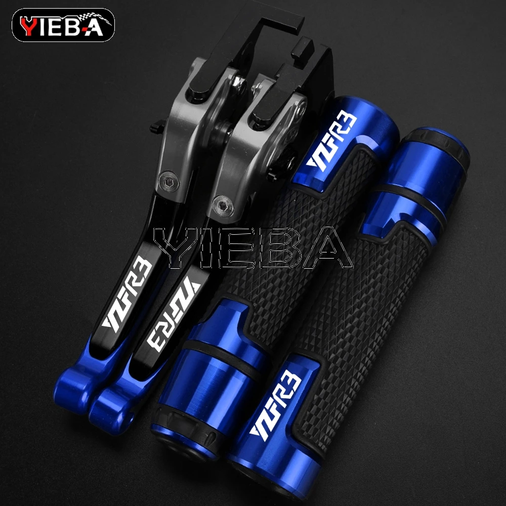 

FOR YAMAHA YZF R3 2015-2020 2019 2018 2017 2016 YZFR3 YZF-R3 Motorcycle CNC Foldable Brake Clutch Levers Handle Handlebar Ends