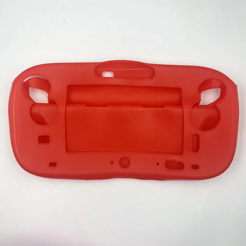 1PCS Soft Silicone Rubber Full Body Protector For Wii U Gel Case Cover Skin Shell For Wii U Gamepad Controller Protective Sleeve view 4