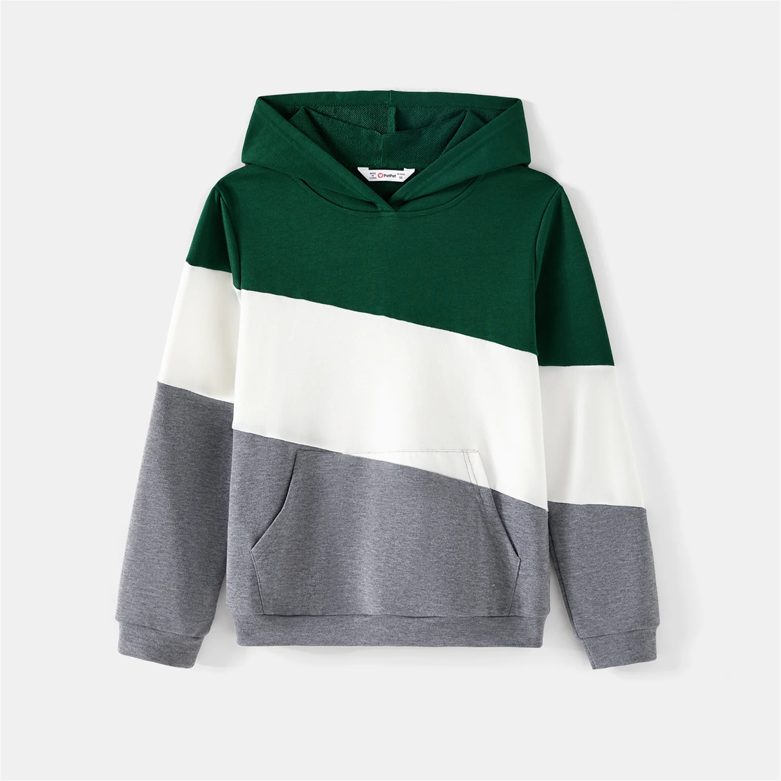 PatPat Family Matching Colorblock Long-sleeve Hoodies