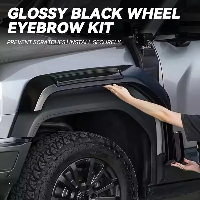 2025 New Exterior Accessories Gloss Black Door Scratch Guard Fender Flares Wide Body Kit for  Leopard 5 Accessories