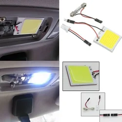 4pcs Car Interior Accessories 18/24/48 SMD T10 4W 12V COB Car Interior Panel LED Lights Lamp Bulb Car Dome Light Panel amagi