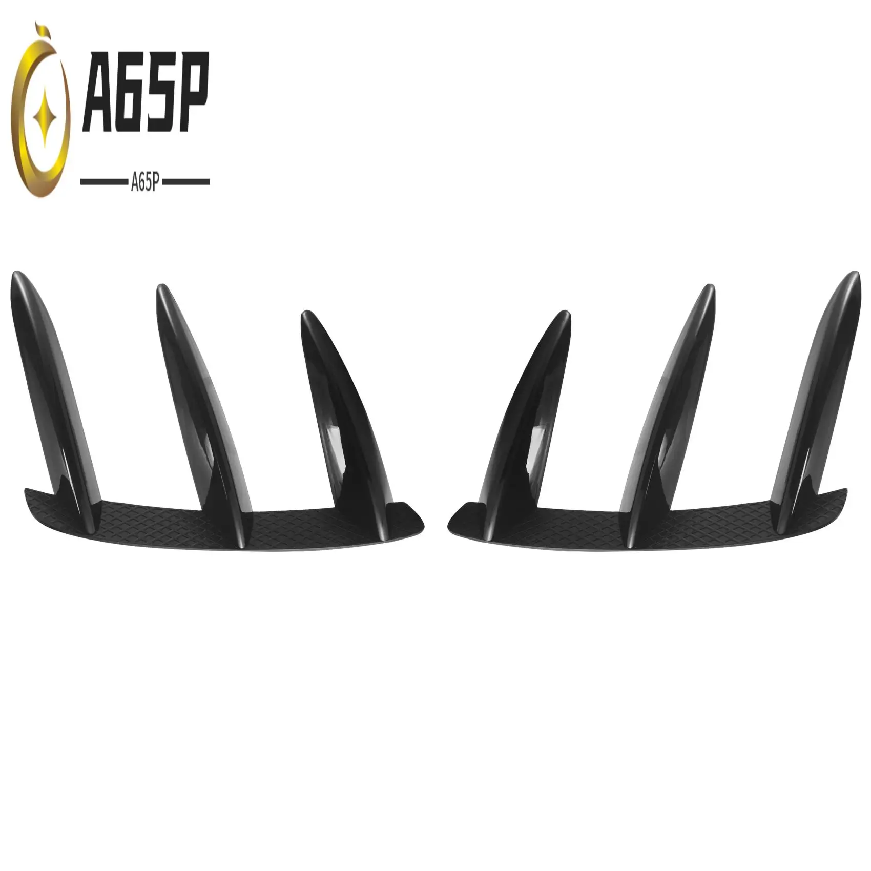 

A65P-автомобильный черный задний бампер, спойлер, фланговый хвостовой нож для ветра для Mercedes Benz A Class W176 A200 A260