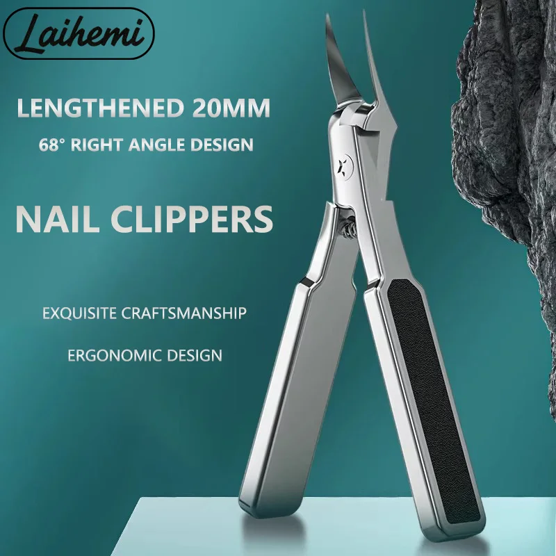 

Stainless steel toenail scissors, durable nail clippers, used to trim ingrown toenails, thick toenails