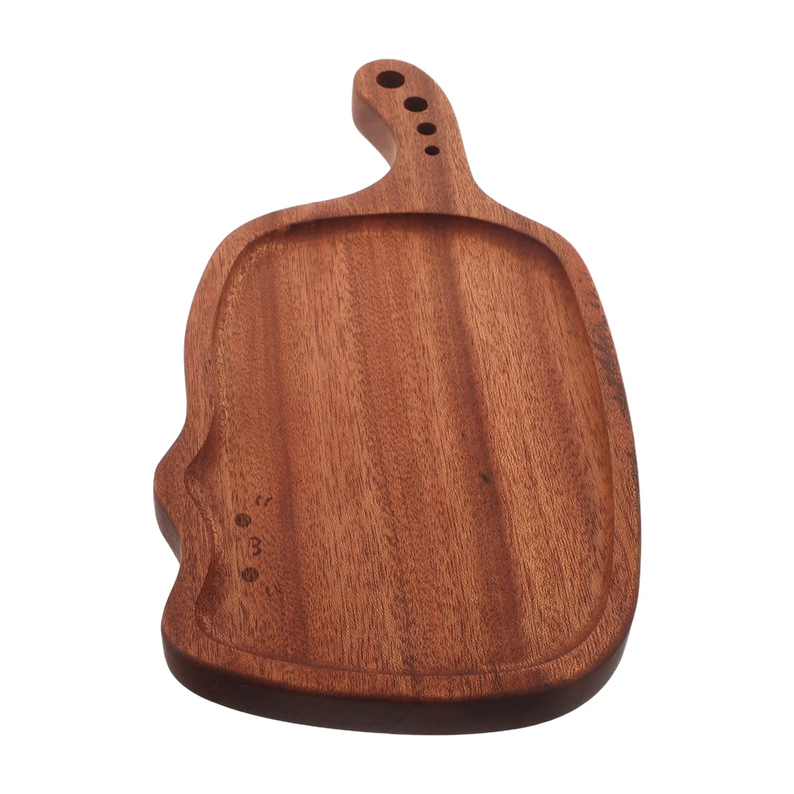 Wooden Cat Shape Serving Tray Natural Wood Grain Bread Cake Dessert Snack Display Platter for Food Serving Pizza Tray