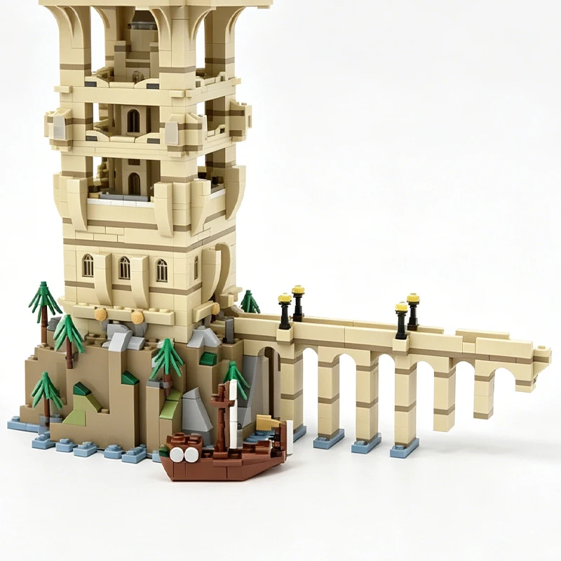 2892Pcs Rotating Towers Alternate Model Of 71043 Hogwarts Castle Building Blocks Educational Diy Assembly Toy Gifts Magic Fans