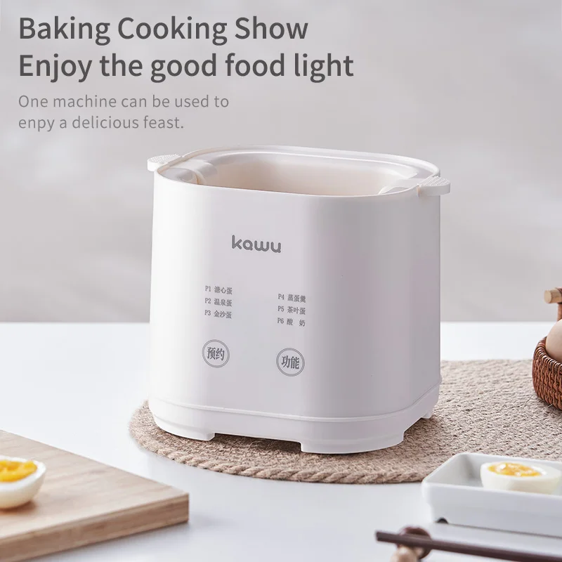 Intelligent Egg Cooker，Egg Boiler with 6 Modes, Precise Control,Makes Soft/Hard Boiled Eggs, Perfect for Breakfast&Snacks