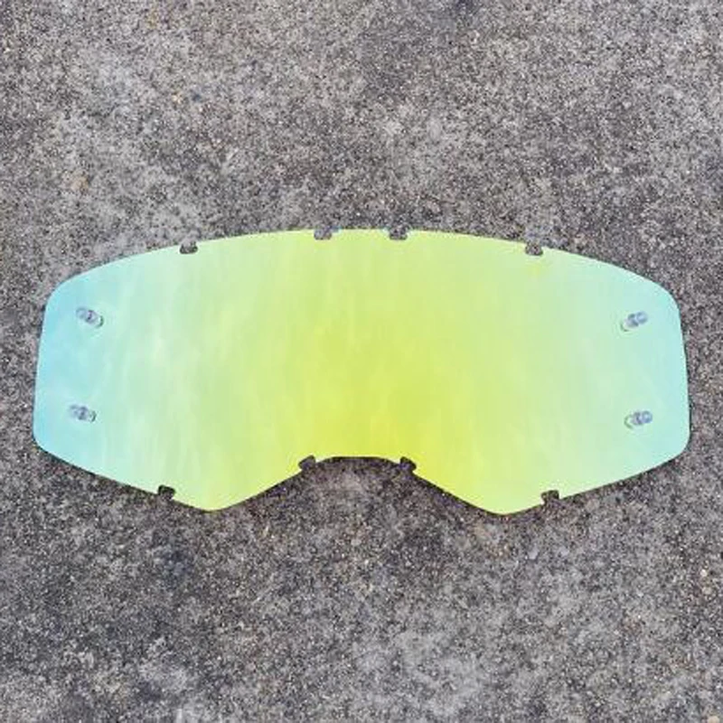 Goggles Lens for Sun Glasses of Outdoor Motorcycle Dirtbike Sunglasses Gold Blue Silver Multi-Colors Lens of Helmet Accessory