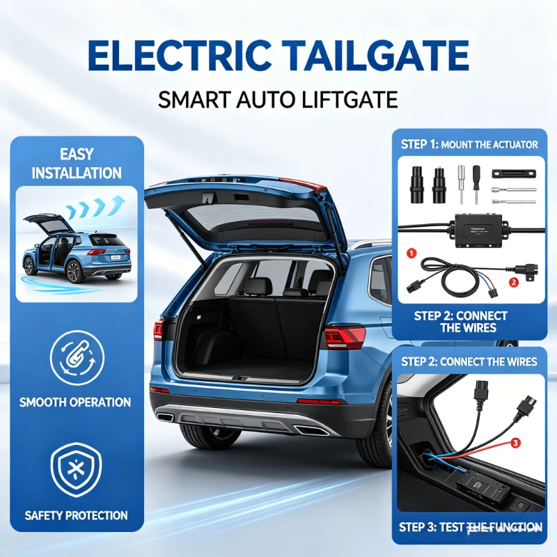For BYD YUAN UP 2024-2025 Automatic Electric Power Liftgate Powered Tailgate Strut Tail Gate