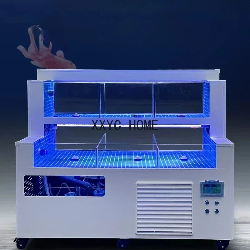 

Seafood Tank Mobile Seafood Pool Restaurant Fish Tank Commercial Seafood Pool Refrigerator Integrated Fish Tank