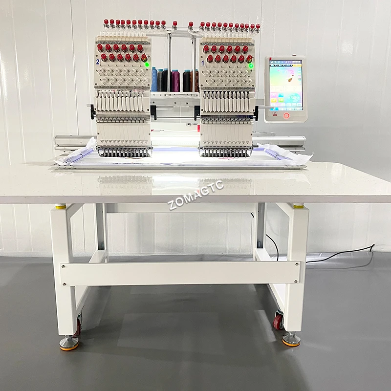 Big Sale!!! Double Head China Factory ZOMAGTC Embroidery Machine Price High Quality Embroidery Machine Made In China