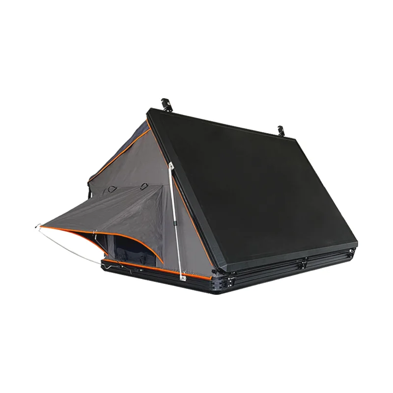 Aluminum Roof Top Tent Hard Shell Waterproof 4-Person Camping Tent for Outdoor Car Use