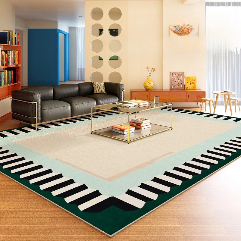 

Modern Style Carpets for Living Room Thick Plush Lounge Floor Mat Fluffy Soft Cloakroom Rug Dopamine Color Bedroom Decor Carpet