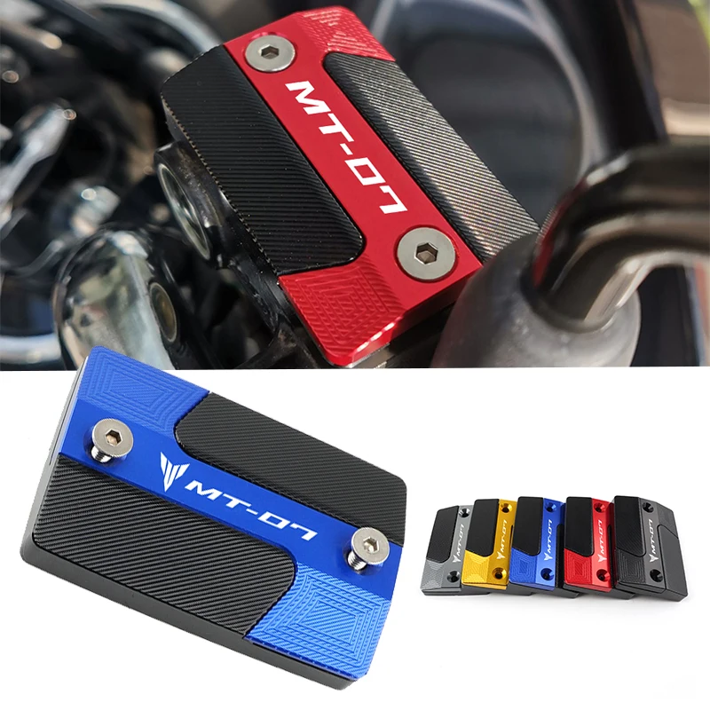 Motorcycle Accessories Fit For Yamaha MT07 MT-07 MT 07 2014-2025 2026 CNC Front brake Fluid Cylinder Master Reservoir Cover Cap