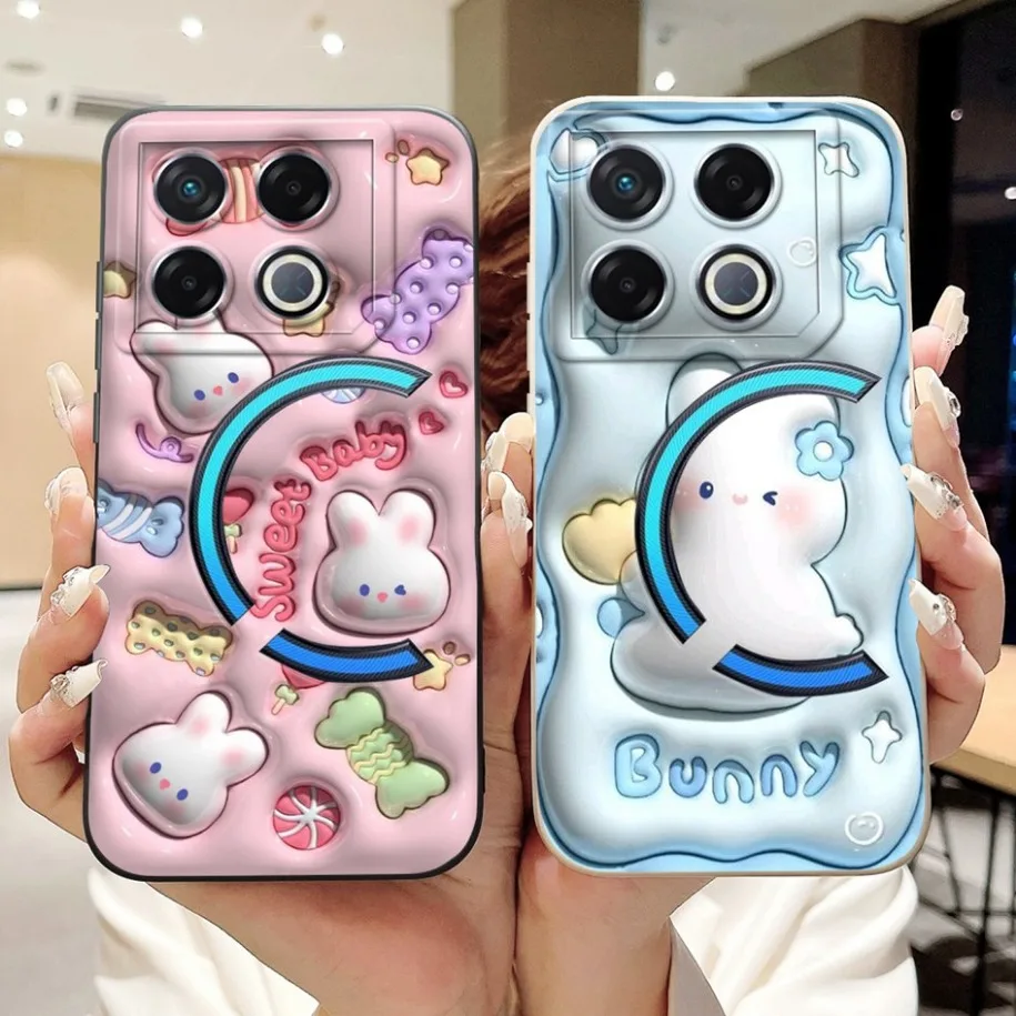 For Infinix GT 20 Pro 5G Case X6871 Cover Popular Flower Soft Liquid Silicone Phone Case on Infinix GT 10 Pro GT20Pro Back Cover