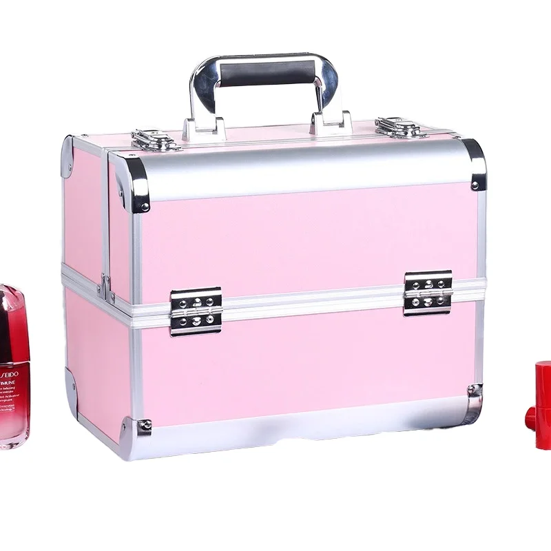 

Nail Beauty Tools Ccollector Cosmetics Box Portable Professional Cosmetic Bag Suitcases Large Capacity Women Travel Makeup Bags