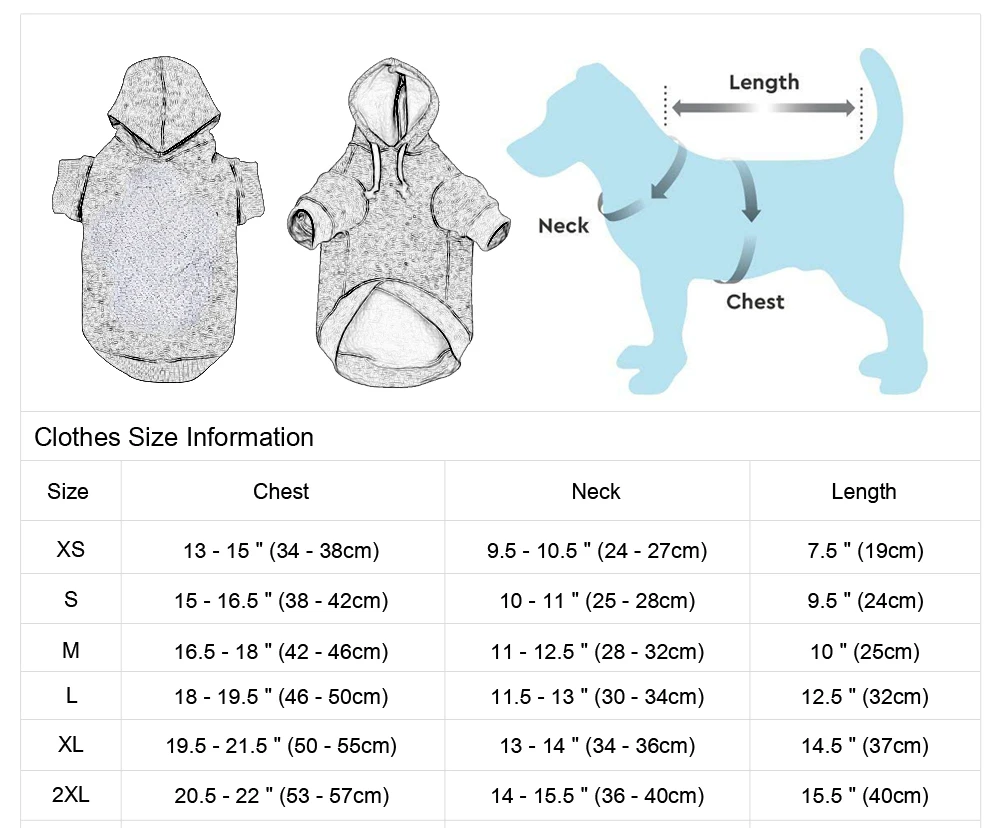 Dog Hoodies Large Dog Clothes Personalized Pet Clothing French Bulldog Clothes for Small Medium