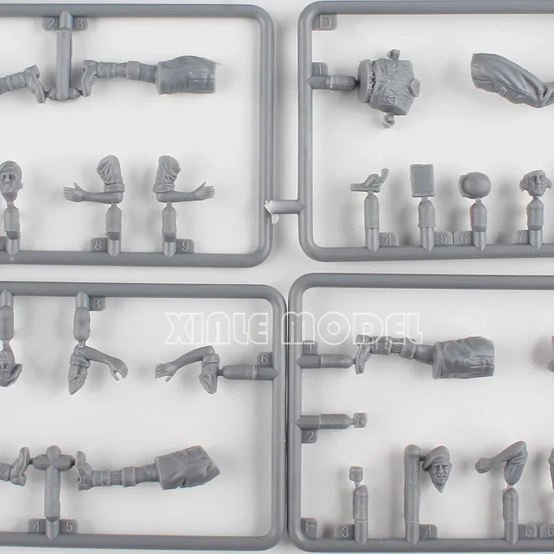 Modelo Gecko kit proporcional 1/35 35GM0022 British Tank Squad Early 6 hombres, para juguete militar modelo colección de pasatiempo